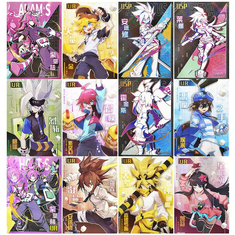 

Anime AOTU Rare UR USP Flash Card Anmicius Hockeys Riena KALIE King Collection Game Toy Solitaire Christmas Birthday Gift