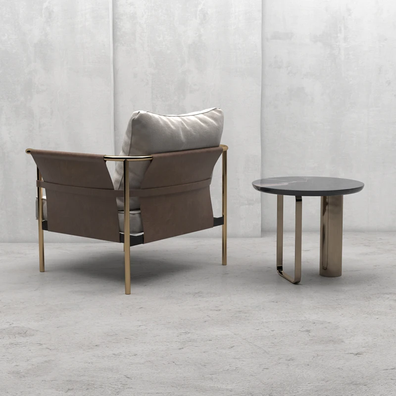 Кожаное кресло мебель для гостиной остров скандинавские мягкие стулья кухни