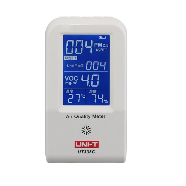 

UT338C 7 in 1 VOC Formaldehyde Detector PM2.5 Air Quality Monitoring Tester