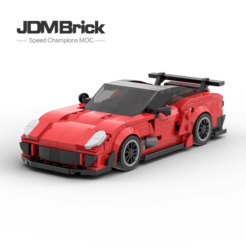 

MOC-83601 Ferraried 599XX гоночный спортивный автомобиль, скоростной чемпион, гонщик, строительные блоки, креативный гараж, игрушки для мальчиков