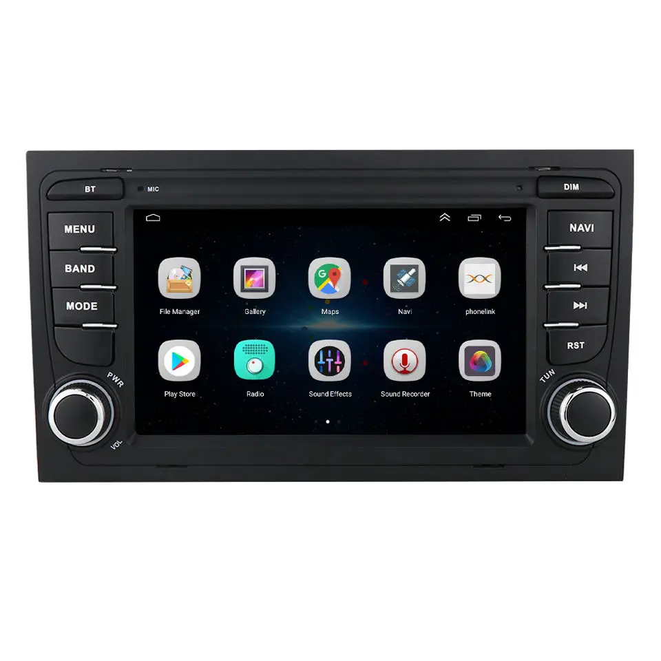 

yunyihongchuaniPoster 7 inch 1+16gb singal din android 10 stereo for A4 B5 car gps navigation with picture in picture andro