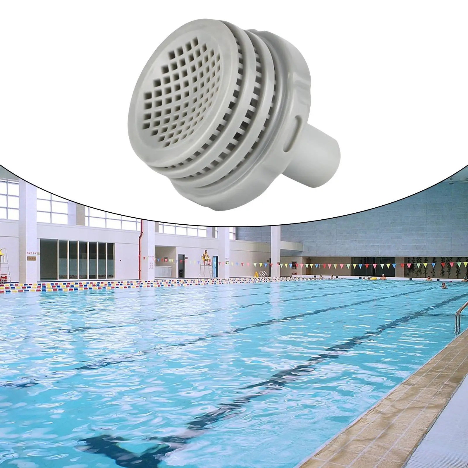 

Water Jet Connectors Replace Portable Durable Pool Drain Adapter Pool Hose Adapter for Filter Part