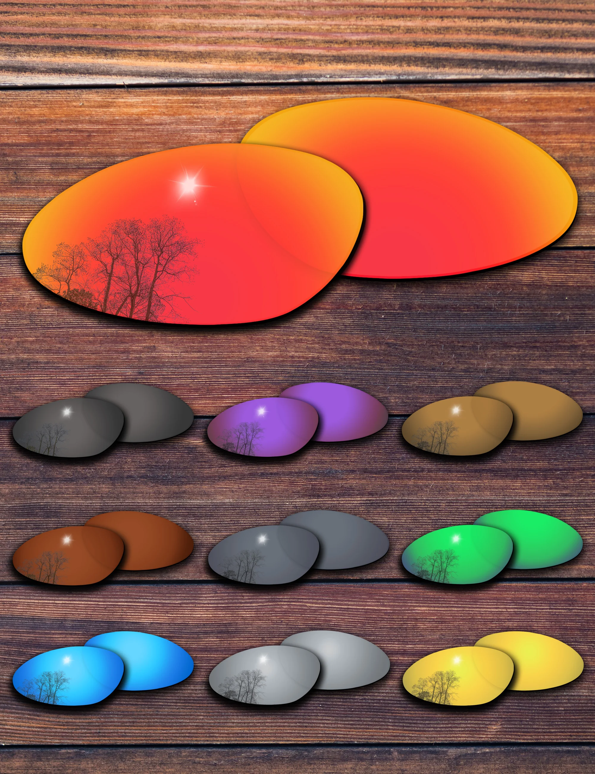 Поляризованные Сменные линзы OOWLIT для солнцезащитных очков Oakley X Metal Penny