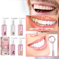whitening pressing toothpaste deep cleaning fight bleeding gums stain removal fresh breath tooth brightify oral hygiene care