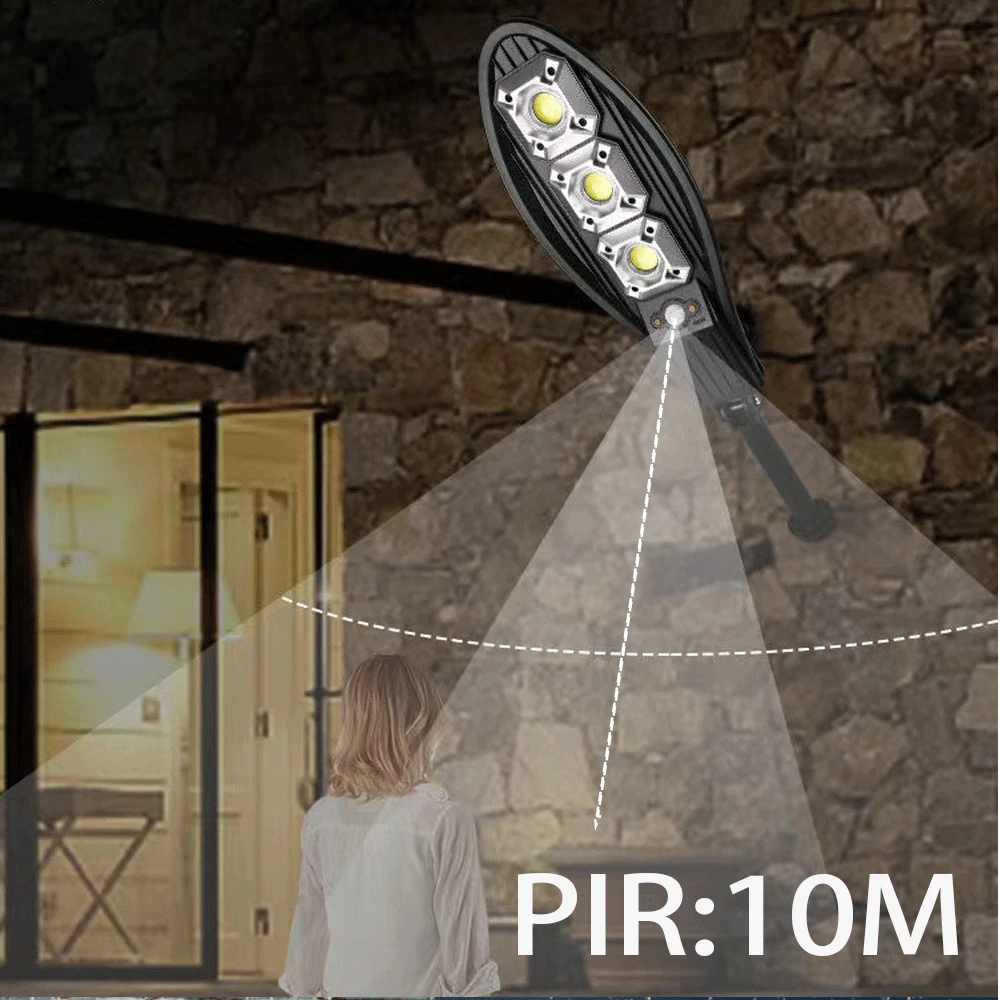 Цена Солнечный Ночной светильник, датчик движения PIR на солнечной батарее светильник S, перезаряжаемый водонепроницаемый уличный фонарь на солн...