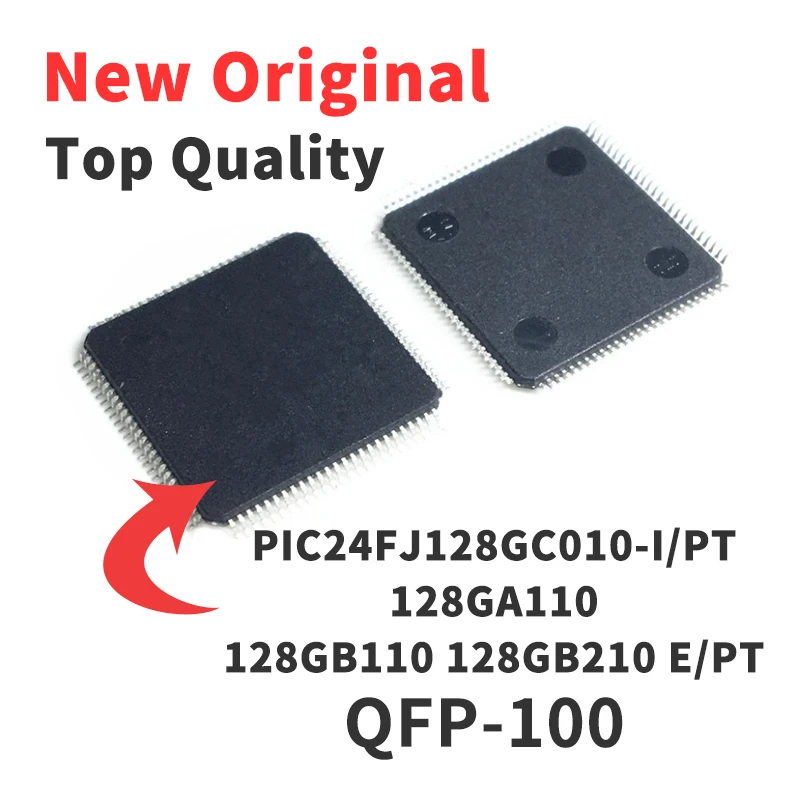 

Оригинальный чип PIC24FJ128GB110 PIC24FJ128GC110 PIC24FJ128GC010 PIC24FJ128GB210 -I/PT QFP100, 1 шт.