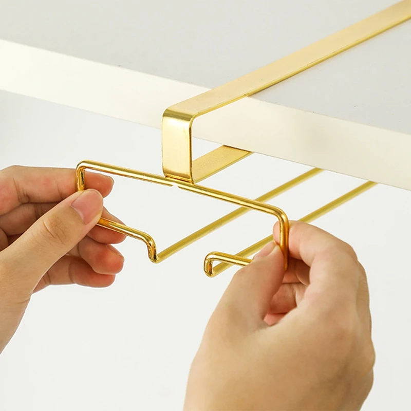 Стойка для Винных Бокалов металлический держатель под шкафчик стандартная