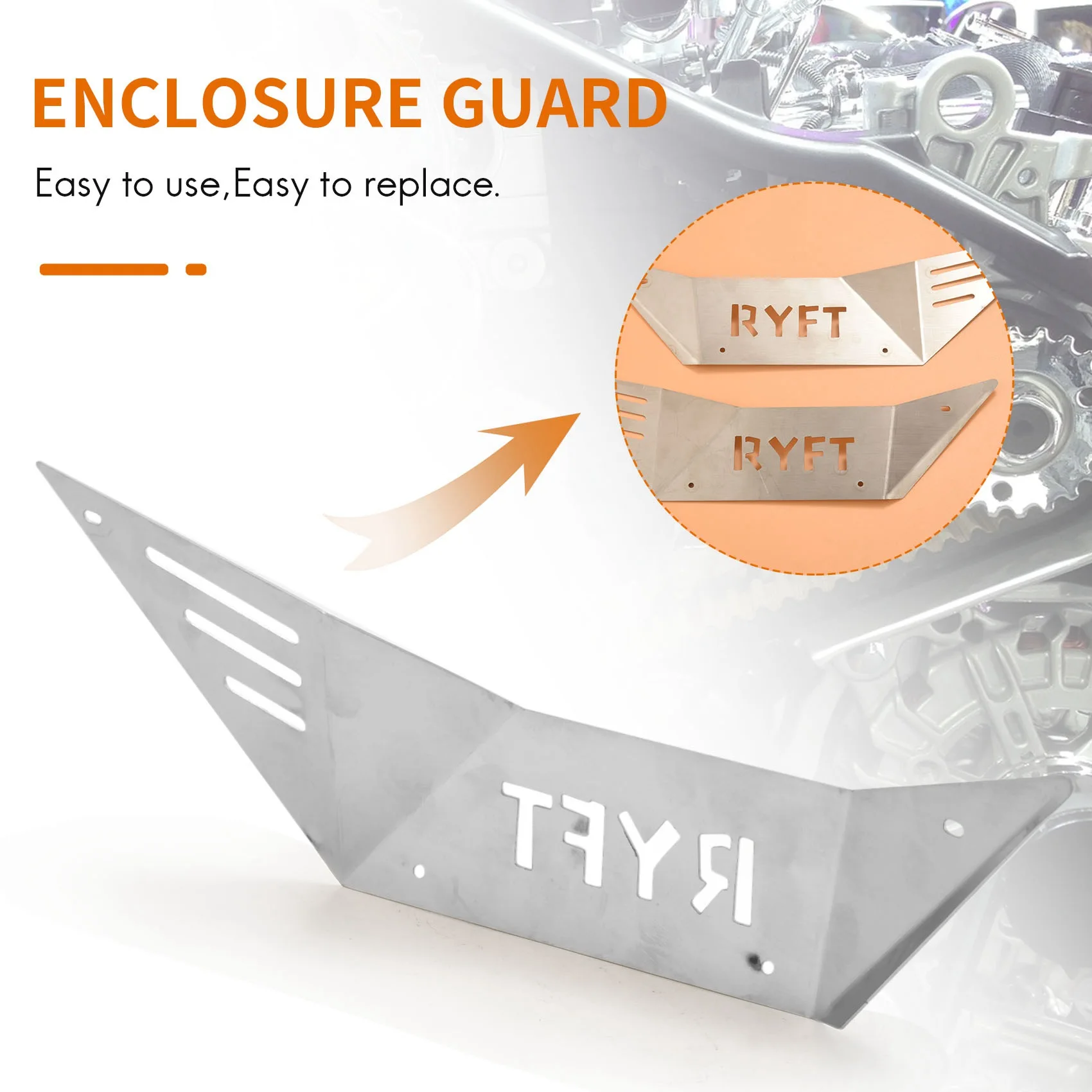 Металлический корпус для радиоуправляемого кузова автомобиля защитная пластина