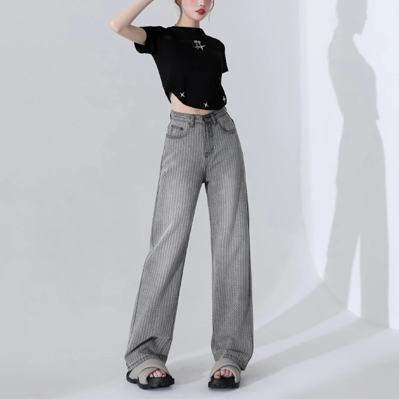 Женские серые джинсы Mina