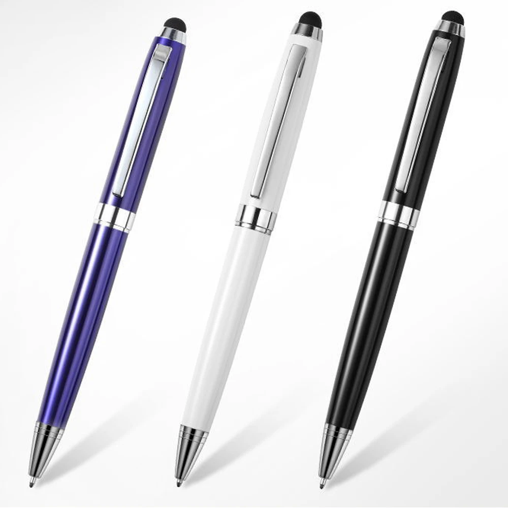 

10Pcs/Lot Universal 2 In 1 Stylus Business Ballpoint Pens For iPad,iPhone,Samsung,HTC,Tablet,All Capacitive Touch Screen Device