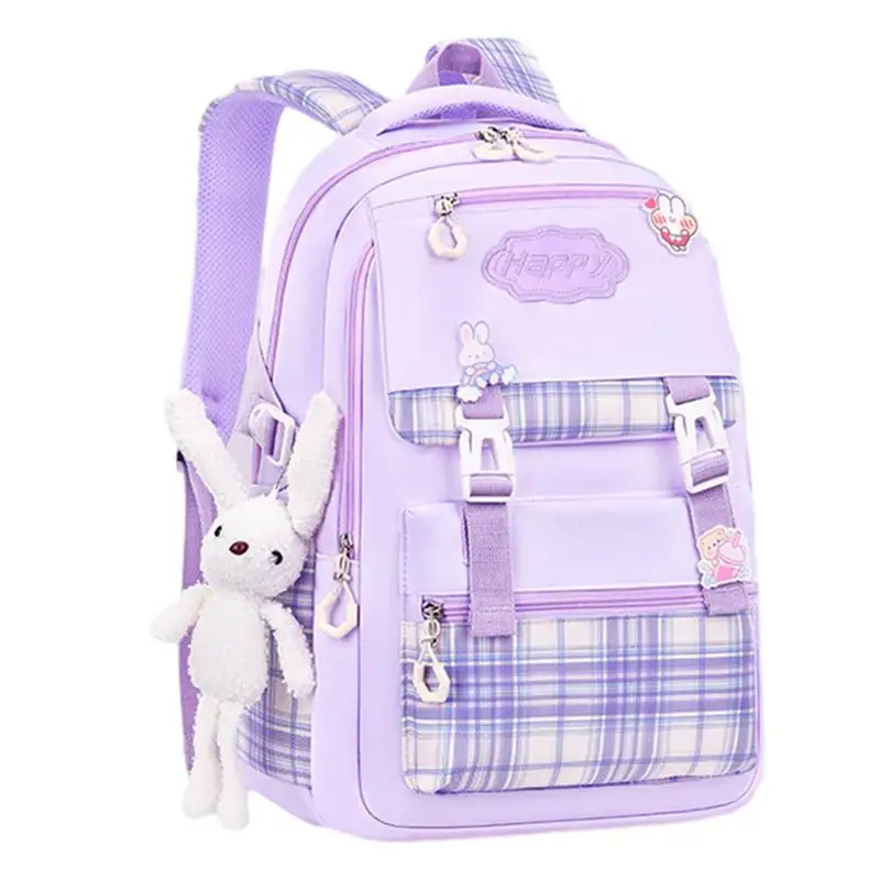 

Multifunction Women Backpack Plaid Pattern High Capacity Waterproof Backpacks For Teenage Girls School Shoulder Bag Bagpack
