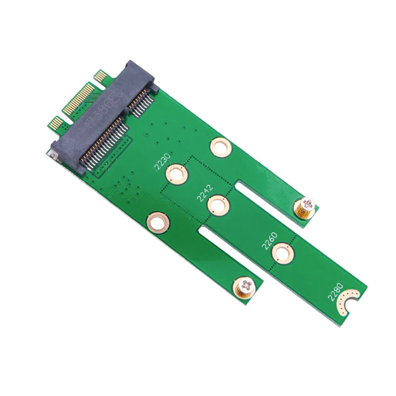 Конвертер-адаптер NGFF M.2 B Key to MSATA Mini PCI-E PCI-Express SATA 3.0 SSD для 2242/2260