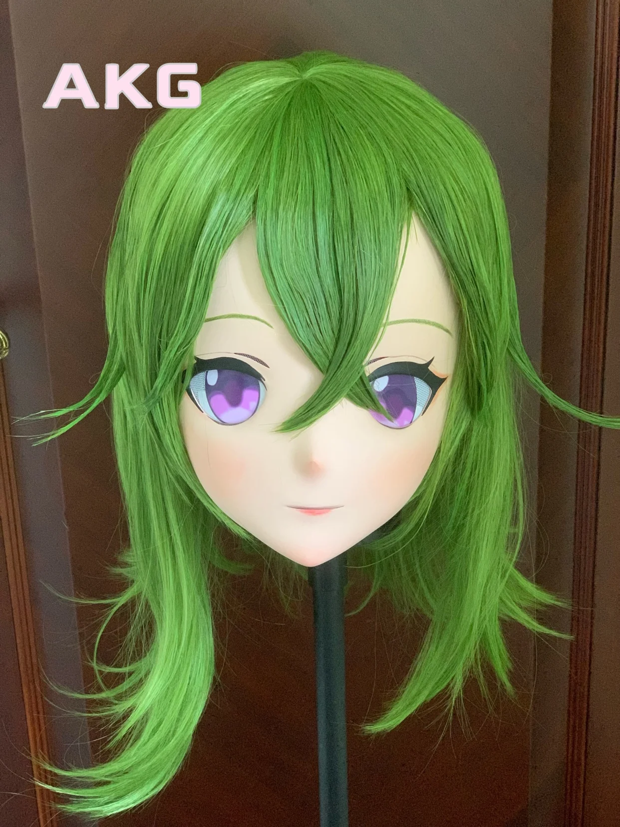 

(AKG011) Customize Character Female/Girl Resin Kig Full/Half Head With Lock Anime Cosplay Japanese Animego Kigurumi Mask