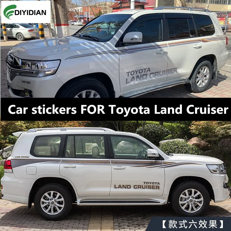 New custom car stickers FOR Toyota Land Cruiser 2008-2020 body appearance modification special car decals film accessories