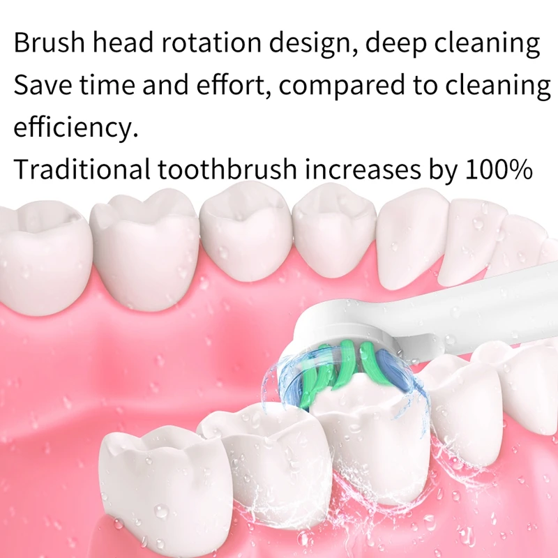 4/8PCS Sonic Electric Brush Heads For Oral B Toothbrushes Fit Advance Power/Pro Health/Triumph/Vitality Precision Clean |