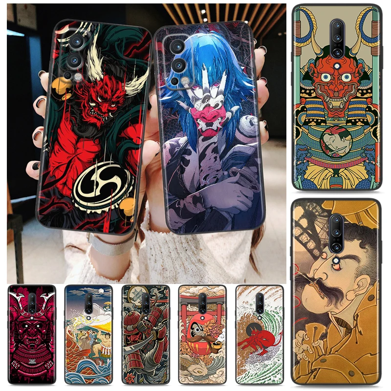 

Japanese Samurai For OnePlus 9 9R Nord CE 2 N10 N100 8T 7T 6T 5T 8 7 6 Pro Plus 5G Silicone Phone Case Cover