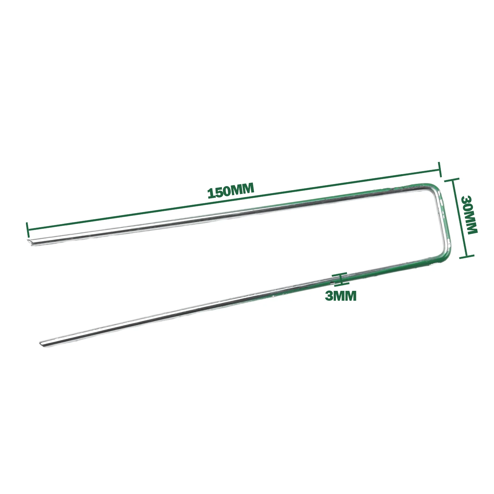 20 шт. садовые колья оцинкованные ландшафтные скобы U-образные для газона