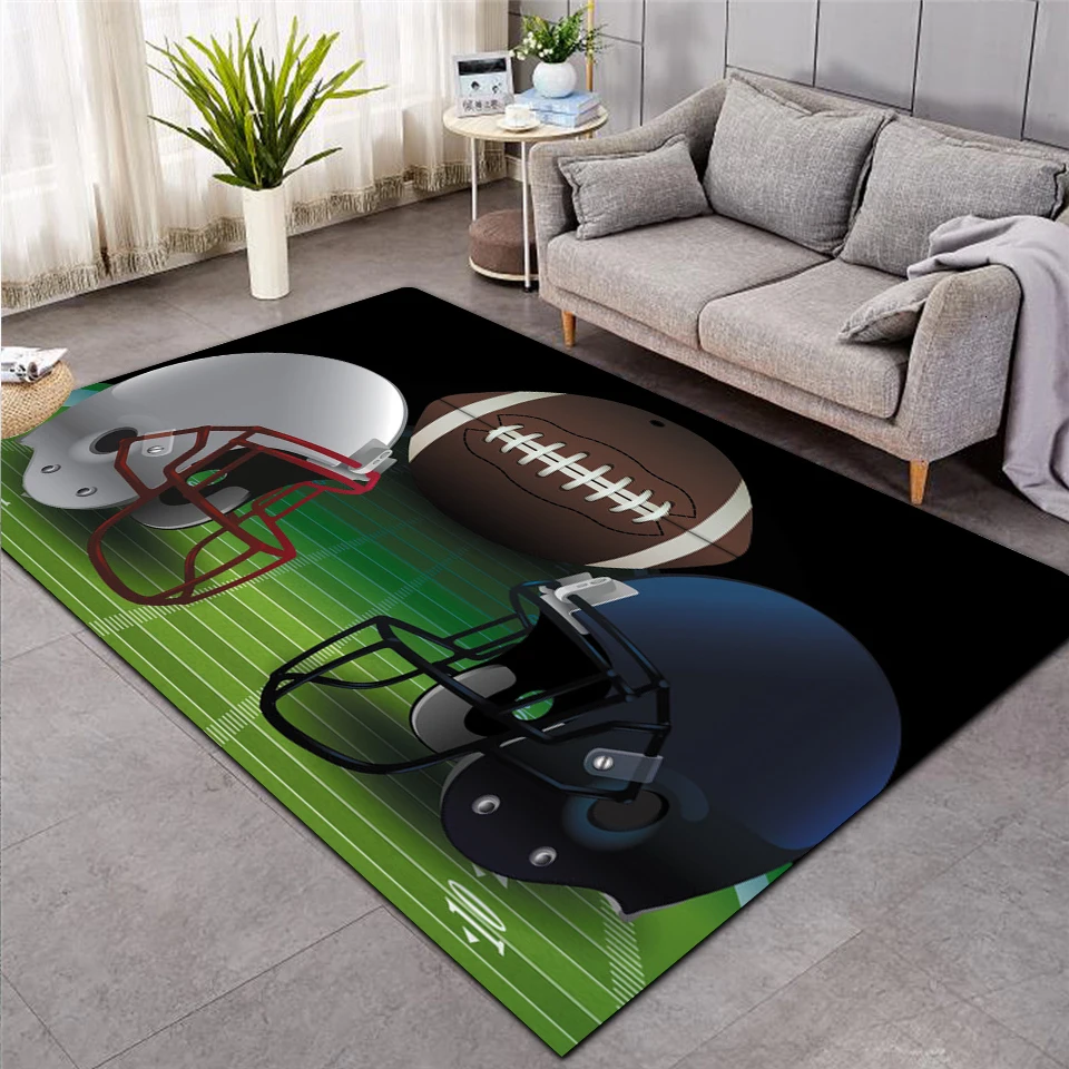 baseball green football carpet kids room soccer rug field parlor bedroom living room floor mats children large rugs home mat 008 free global shipping