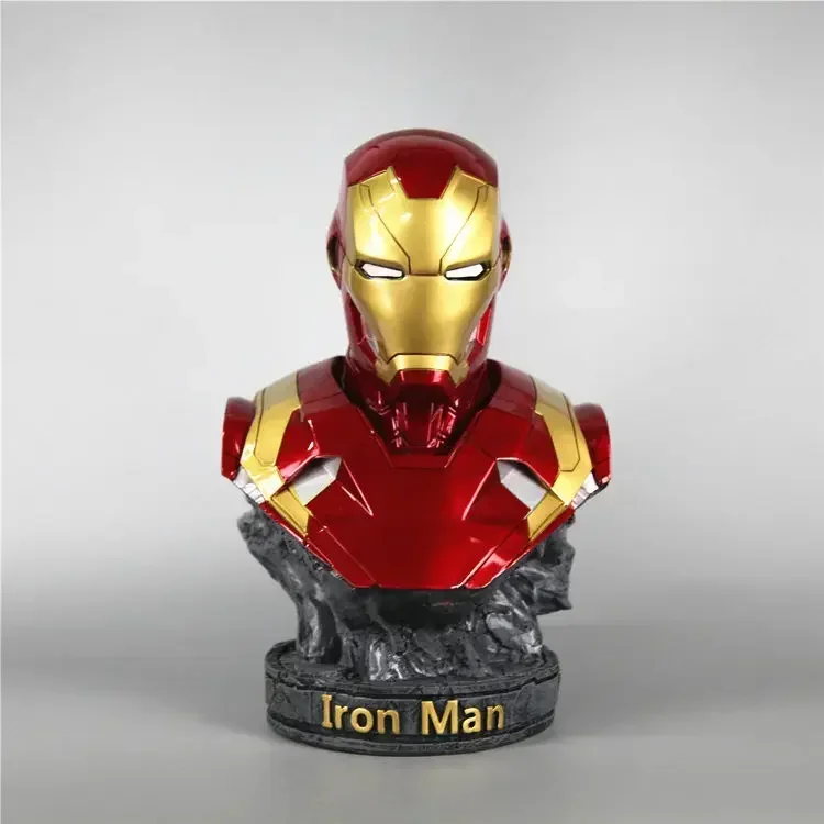 36 см супергерой Железный человек MK42 Марк раскраска фигурка статуя из смолы