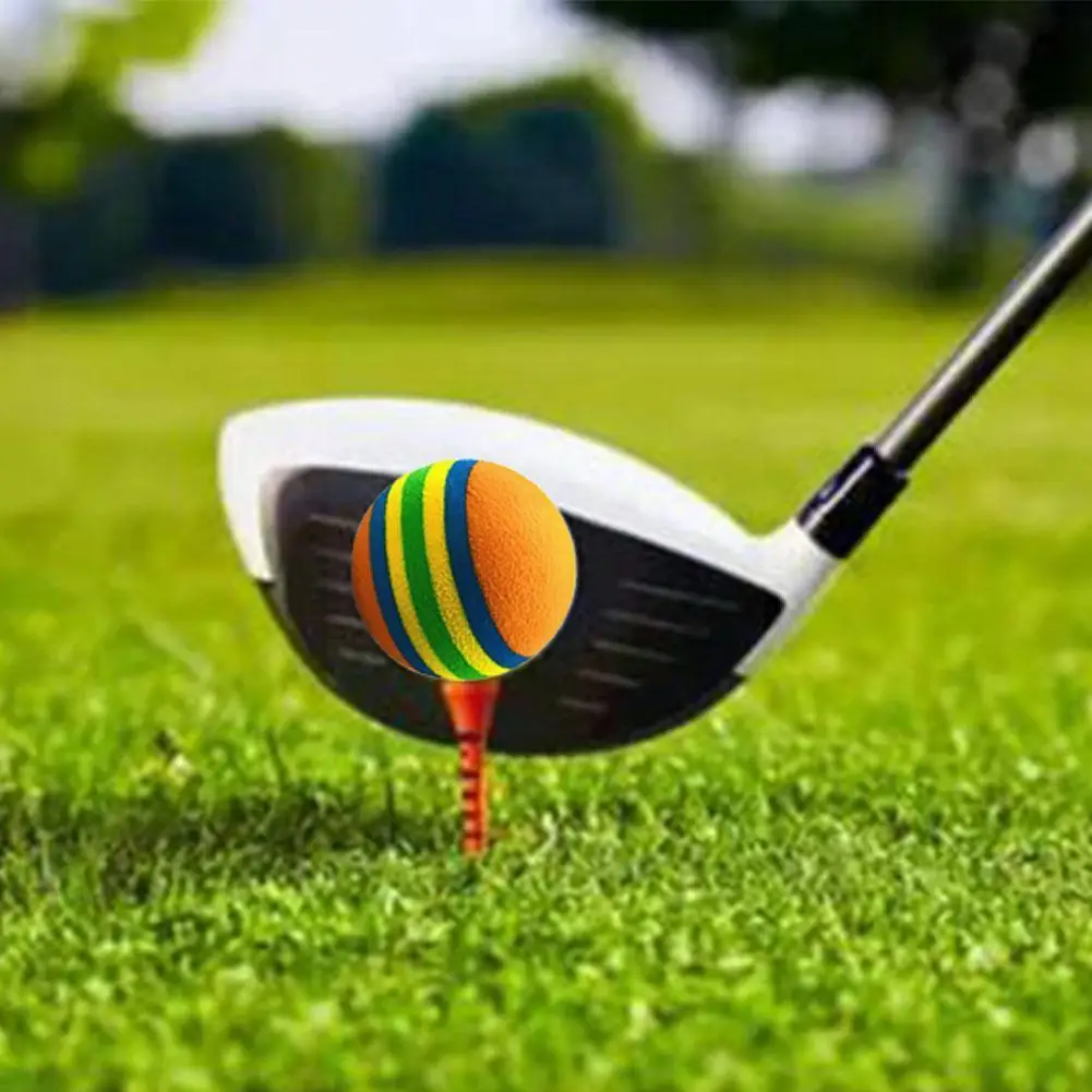 

Golf Stripe Ball Eva Foam Flexible Wear-resistant Multi-purpose Golf Practice Ball Accessories For Beginner F8c1