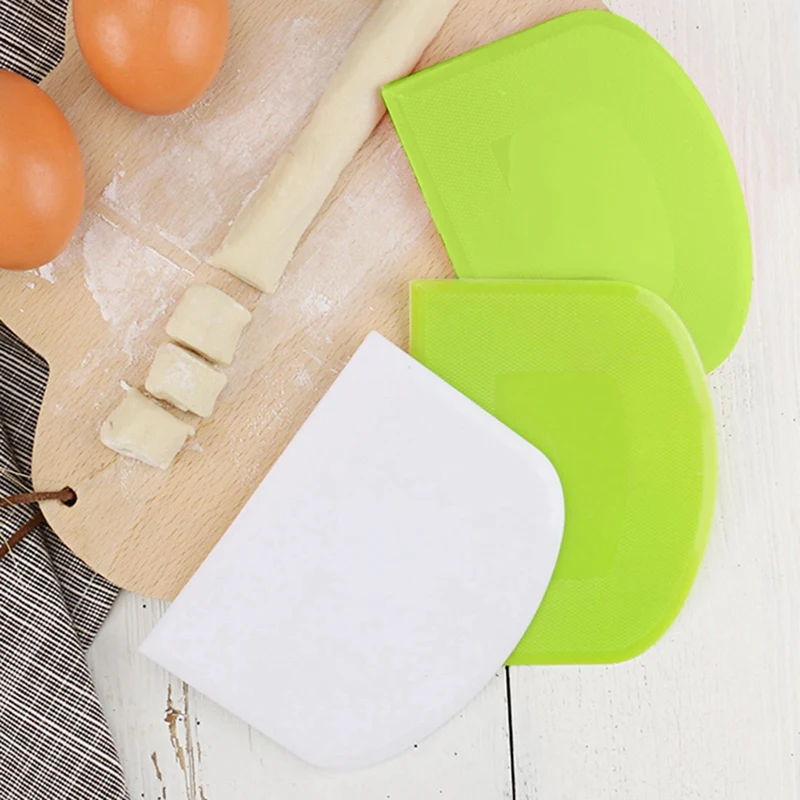 Резак для теста торта крема гладкий скребок масла Многофункциональный кухонный