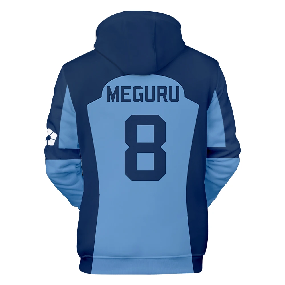 

Men Hoodi Anime Clothes BLUE Sweatshirt Men's homme sweats à capuche