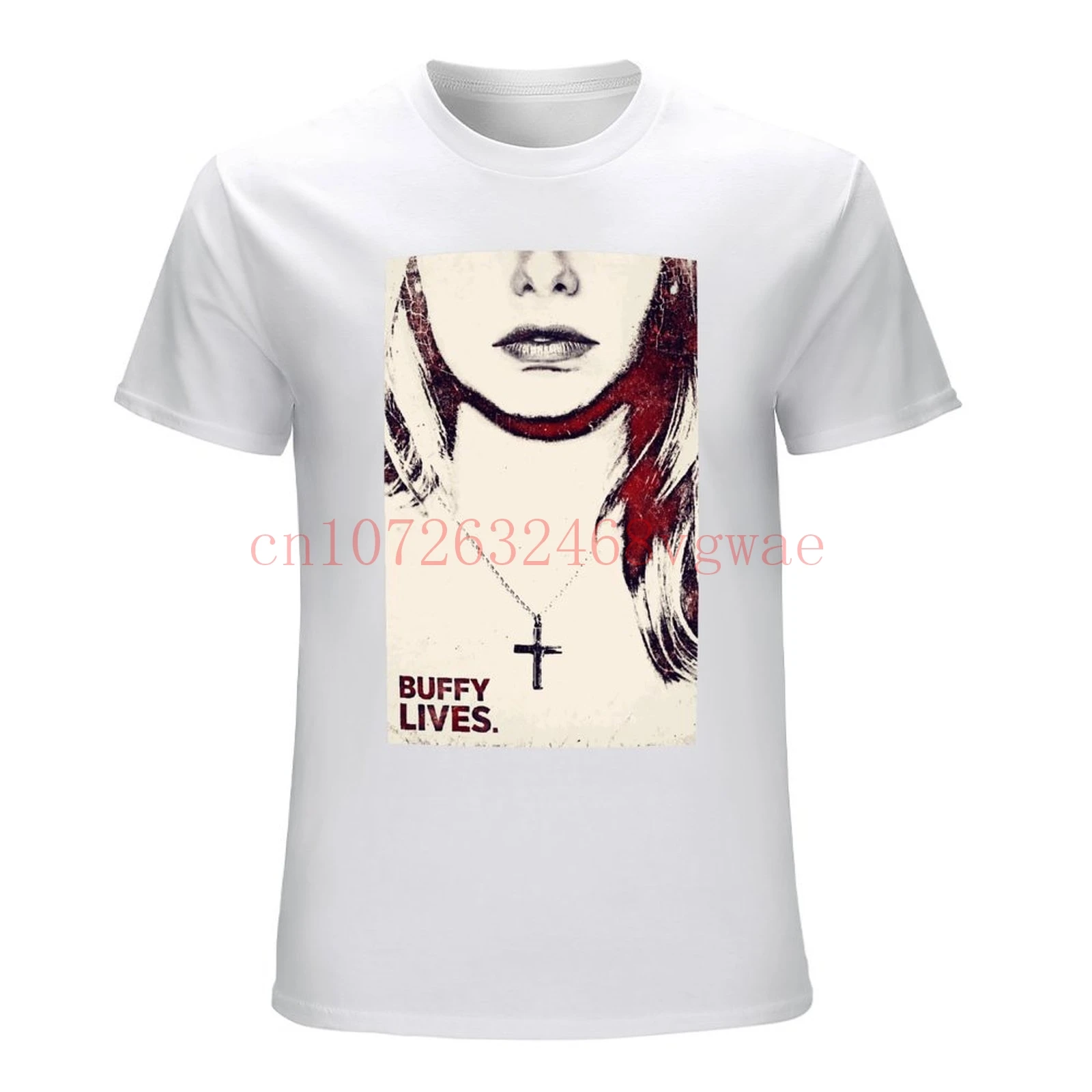 Женская футболка с принтом рассекающего вампира