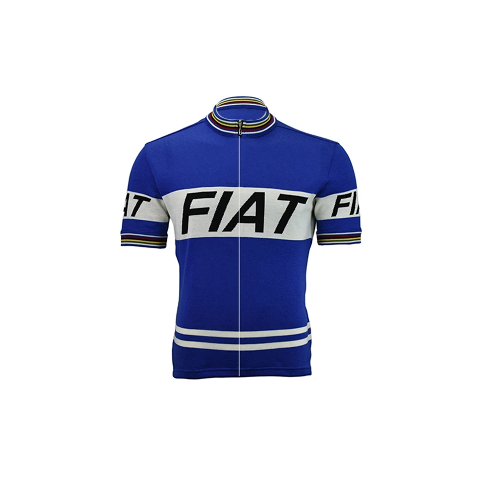 Мужская велосипедная майка FIAT летняя одежда с коротким рукавом для горного