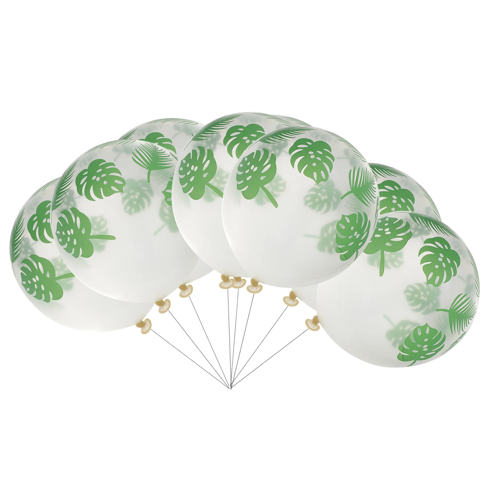 

20pcs Chic Monstera Leaf Balloons Jungle Party Balloons Decorative Balloons