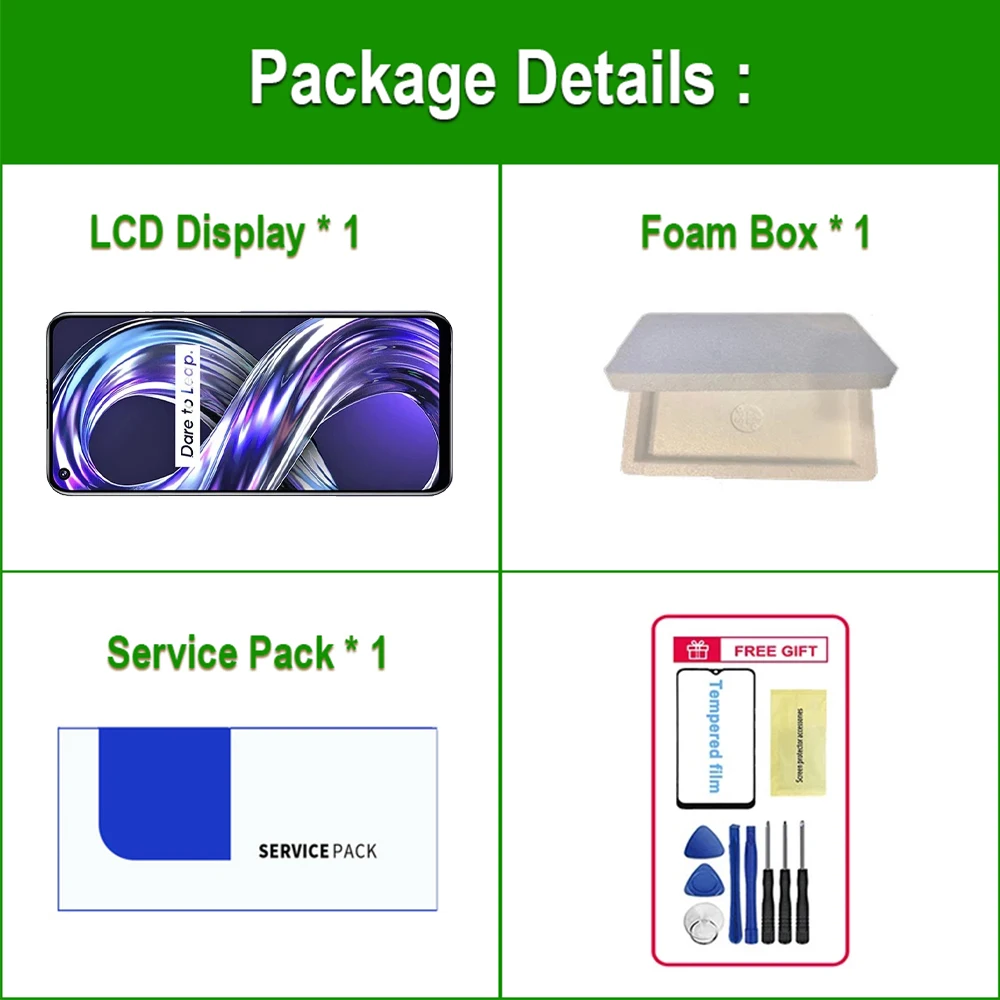 6 &quotдля OPPO Realme 9i ЖК-дисплей RMX3491 дигитайзер сенсорного экрана в сборе для 9I 8I