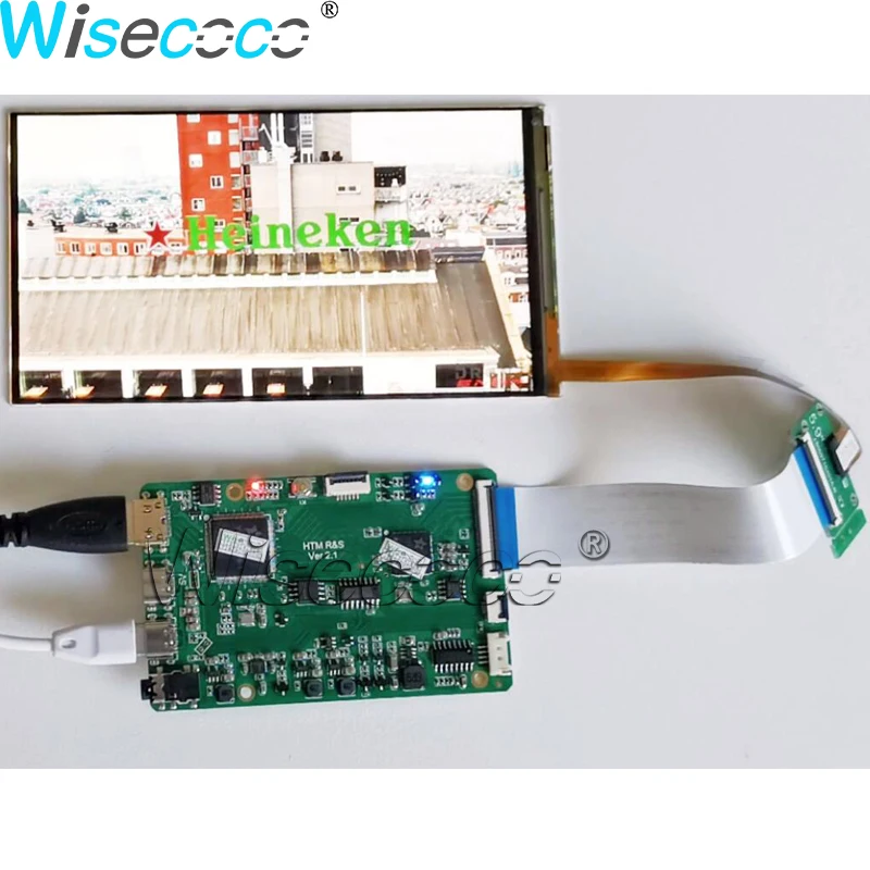 

Default Landscape Mode LCD Screen 5.9 Inch IPS FHD 1920*1080 TFT Display Type-C USB C Driver Board Controller Raspberry Pi