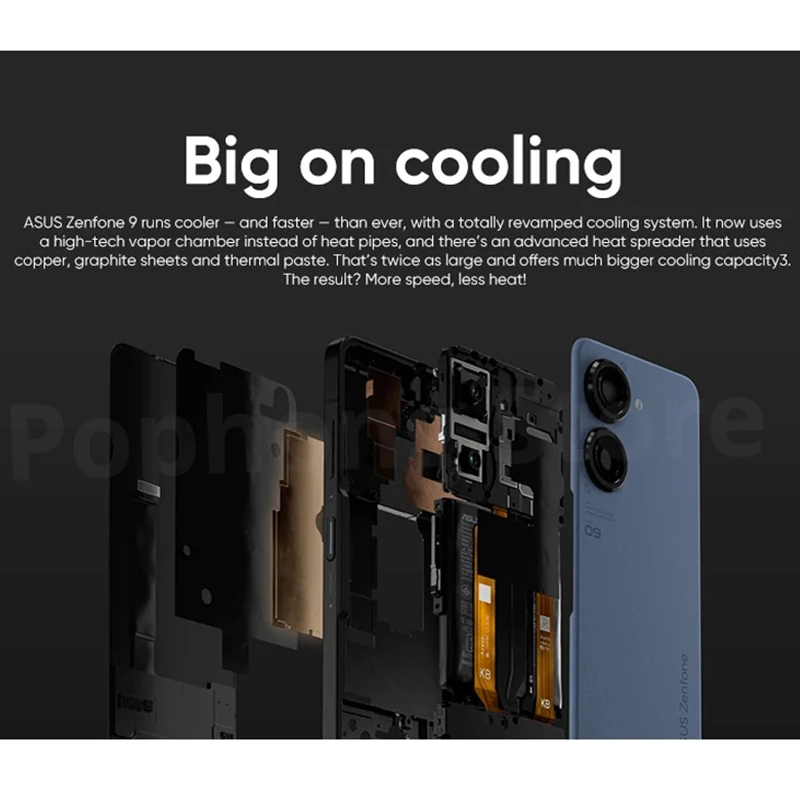 Tanie Wersja Globalna ASUS Zenfone 9 Telefony Komórkowe 5.9 Cala 120Hz AMOLED Snapdragon 8 + Gen 1 Octa Core 30W Szybkie ładowanie 50MP Podwójne Kamery