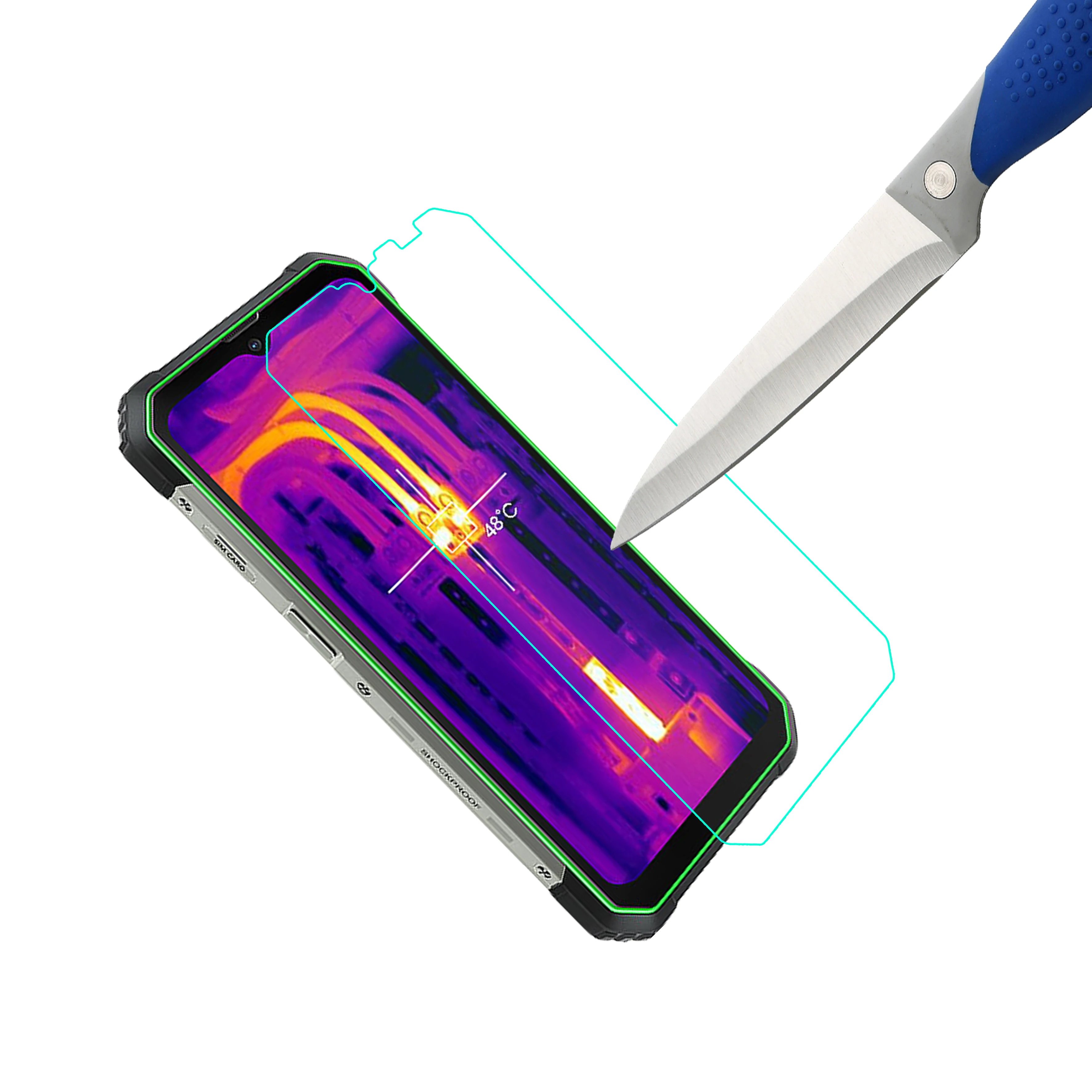 Mr.Shield [3-Pack] Screen Protector For Blackview BL8800 / Blackview BL8800 Pro 5G [Tempered Glass] [9H Hardness]