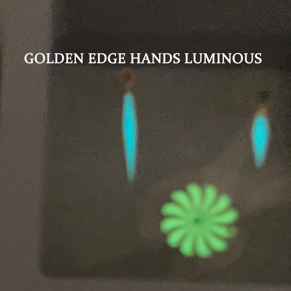 Watch Parts Blue/Black/Golden Luminous Watch Hands Suitable For ETA 6497/6498 Hand Winding Movement