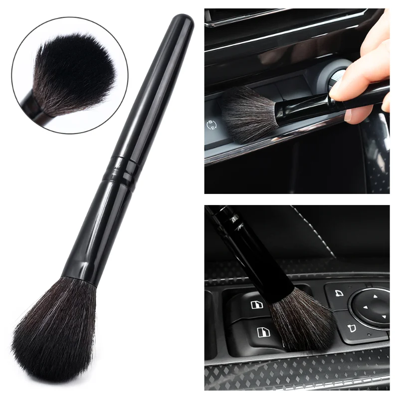 

Car Detailing Soft Bristle Brushes Car Dash Duster Brush Air Outlet Wheel Cleaning Brush Wash Accessories Car Cleaning Tools