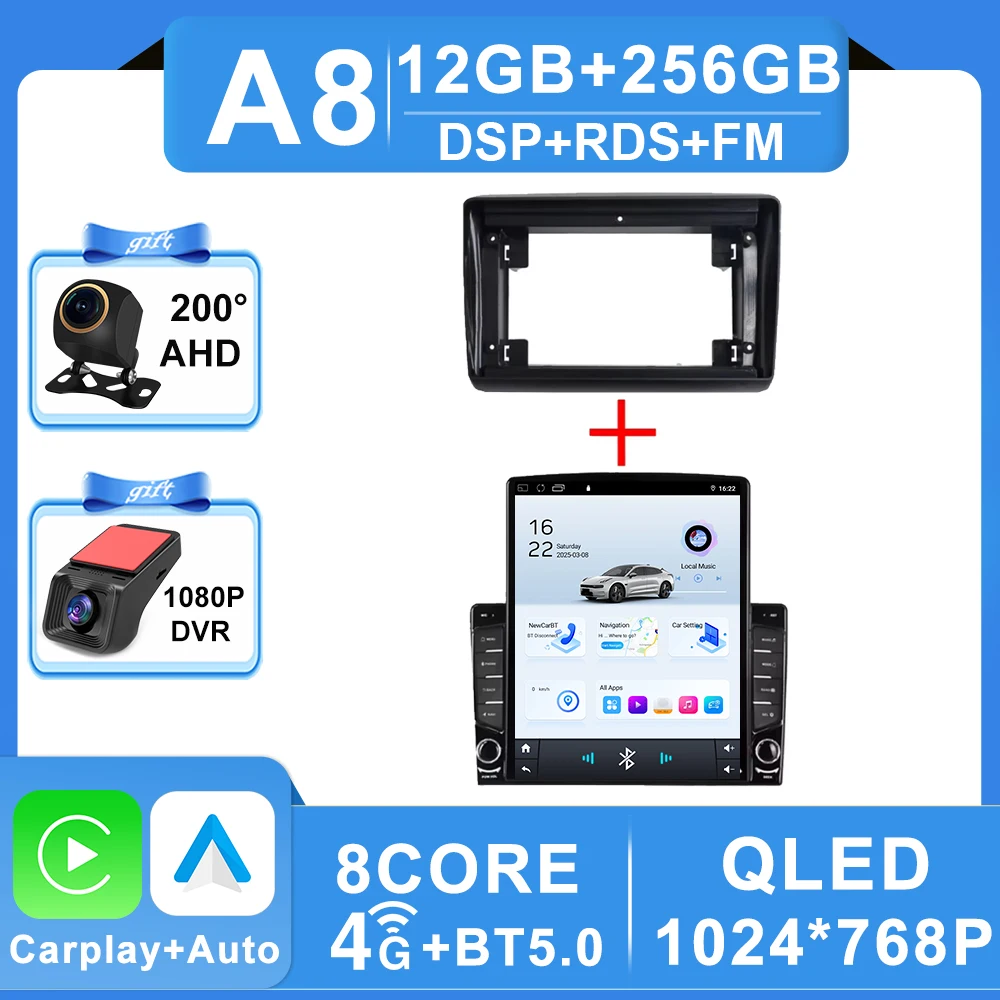 

9,7-дюймовый Android 16 для Citroen Jumper/Relay Peugeot Boxer/Fiat Ducato 2006-2022, автомобильный радиоприемник, мультимедийный видеоплеер, WIFI BT DVD