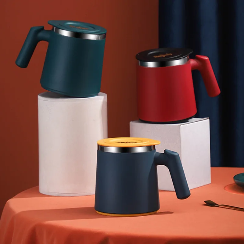 

420ml Stainless Steel Water Cup Insulation Coffee Cup Tumbler with Straw