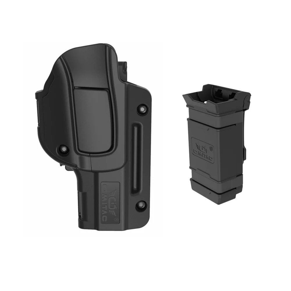 

Belt Clip Tactical Holster Glock 17 gen 1-5 Glock 22 gen 1-4 and Magazine Pouch 9mm G17 G22