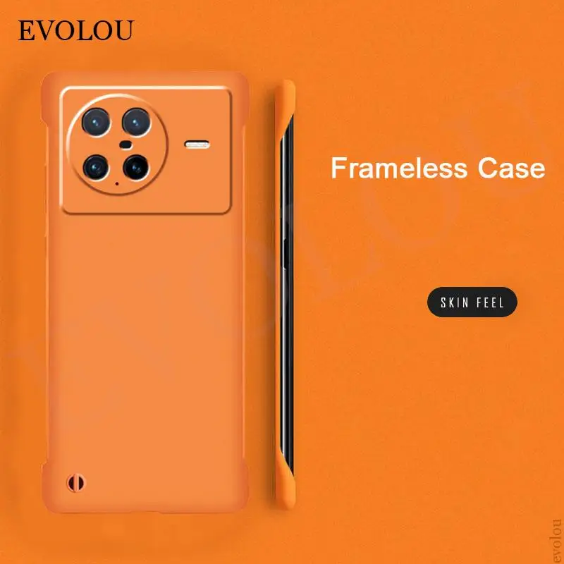 

For VIVO X Note Case Ultra Thin Frameless Matte Skin Feel Hard Cover for VIVO X80 X70 X60 Pro Plus S12 IOQQ Neo 6 5 9 Pro Shell