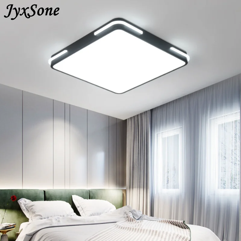 $48.54 Led Ceiling Modern Simple Dimmer Decorative Led Ceiling Lamps Round Bedroom Living Room Rectangle Aisle Ultra-thin Indoor Light