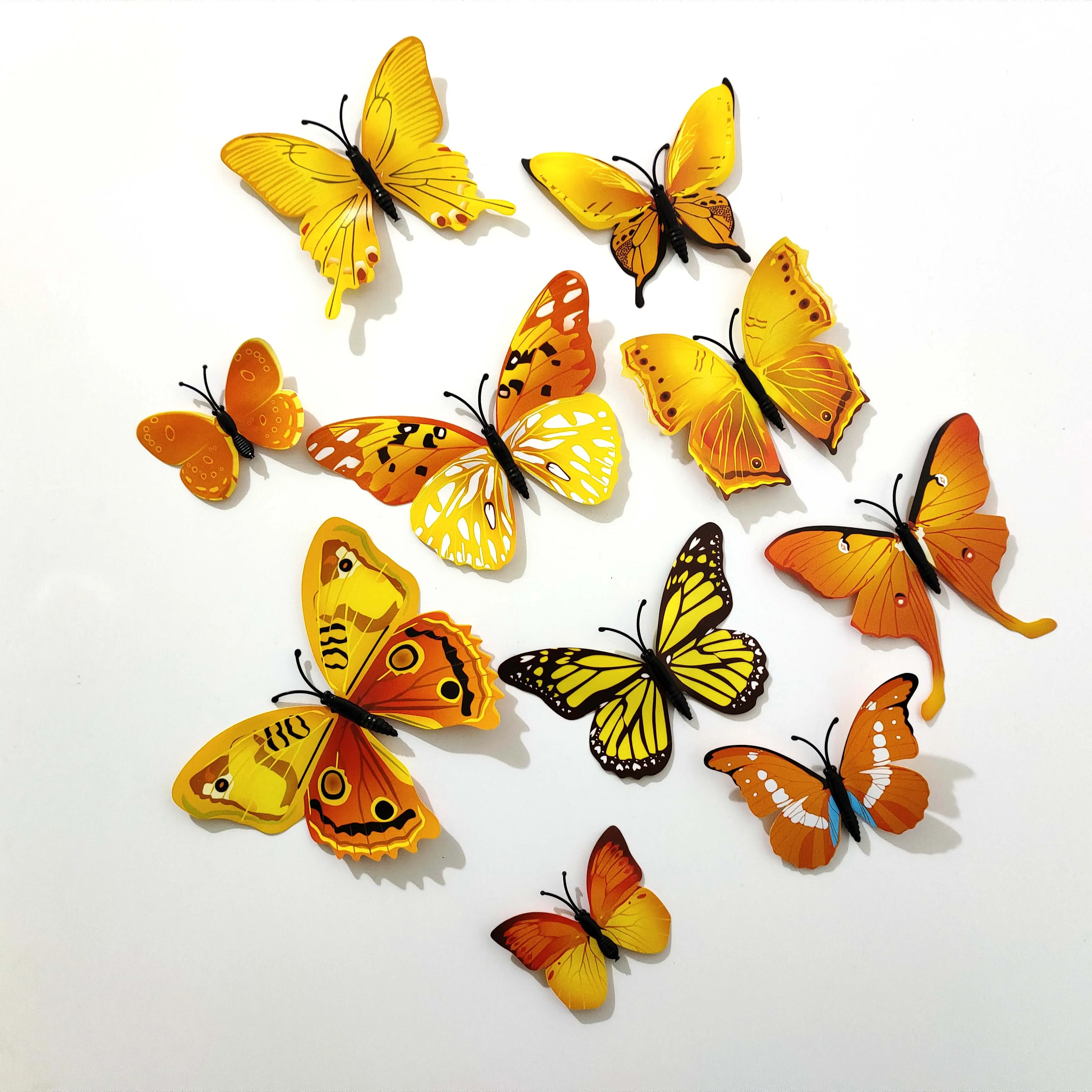 

NEW 3D Butterfly Wall Sticker for Home Decoration Decorative Sticker Wall Decal Butterflies for Party Fridge Magnet