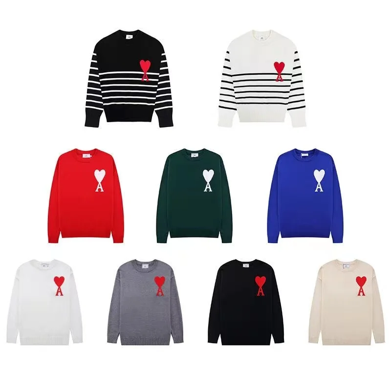 

Casual Sweaters Men Women Love Sweater Pullover Round Collar Mens Thickening Winter Man Clothing Hoody Embroidery