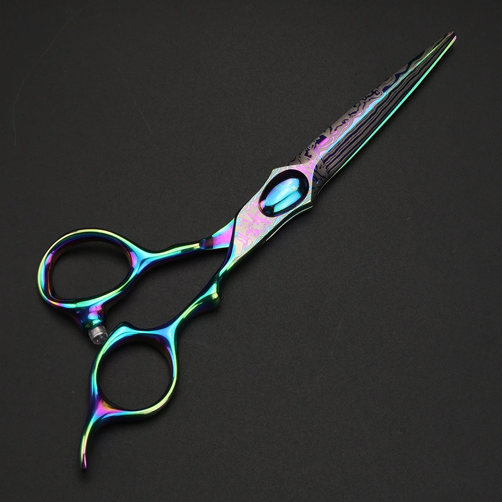 Красочные профессиональные ножницы для волос парикмахерские и филировочные