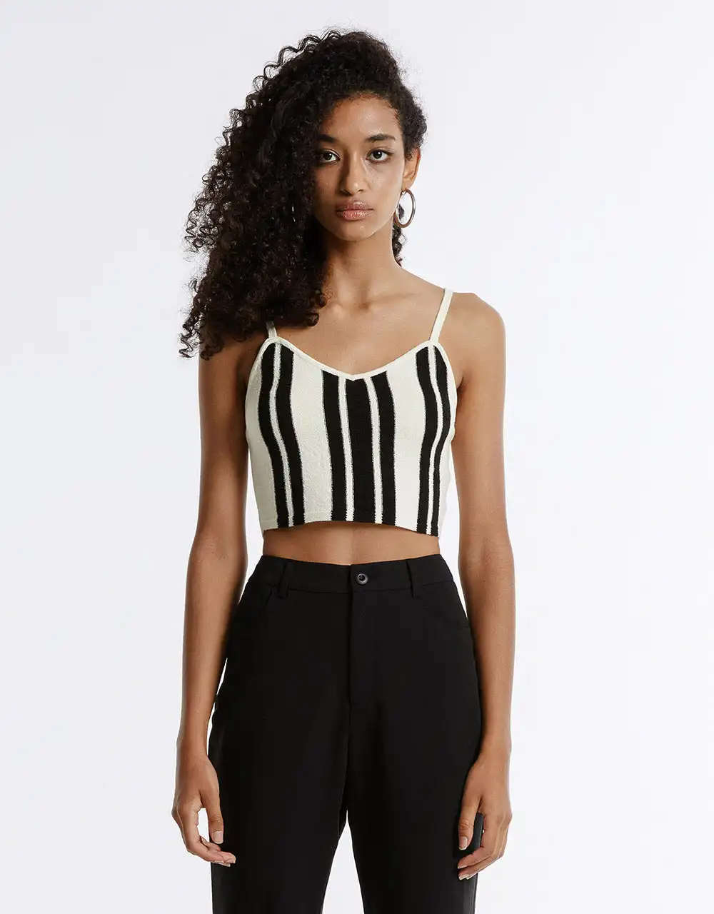

Striped Knitted Camisole