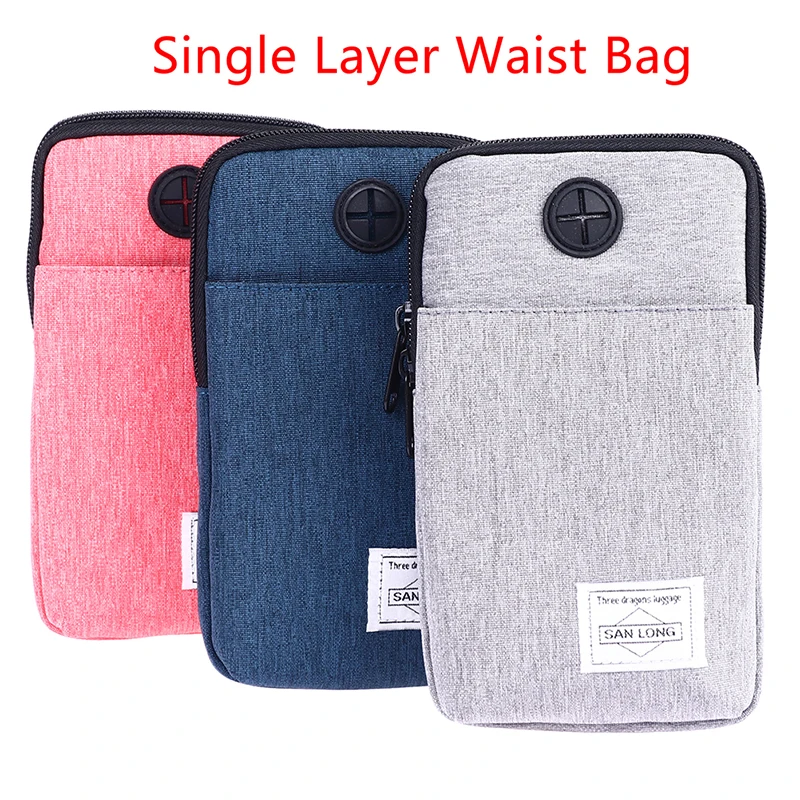 

Single/double Layer Waist Bag Purse Outdoor Sports Military Waist Men Phone Pouch Camping Hunting Tactical Bag