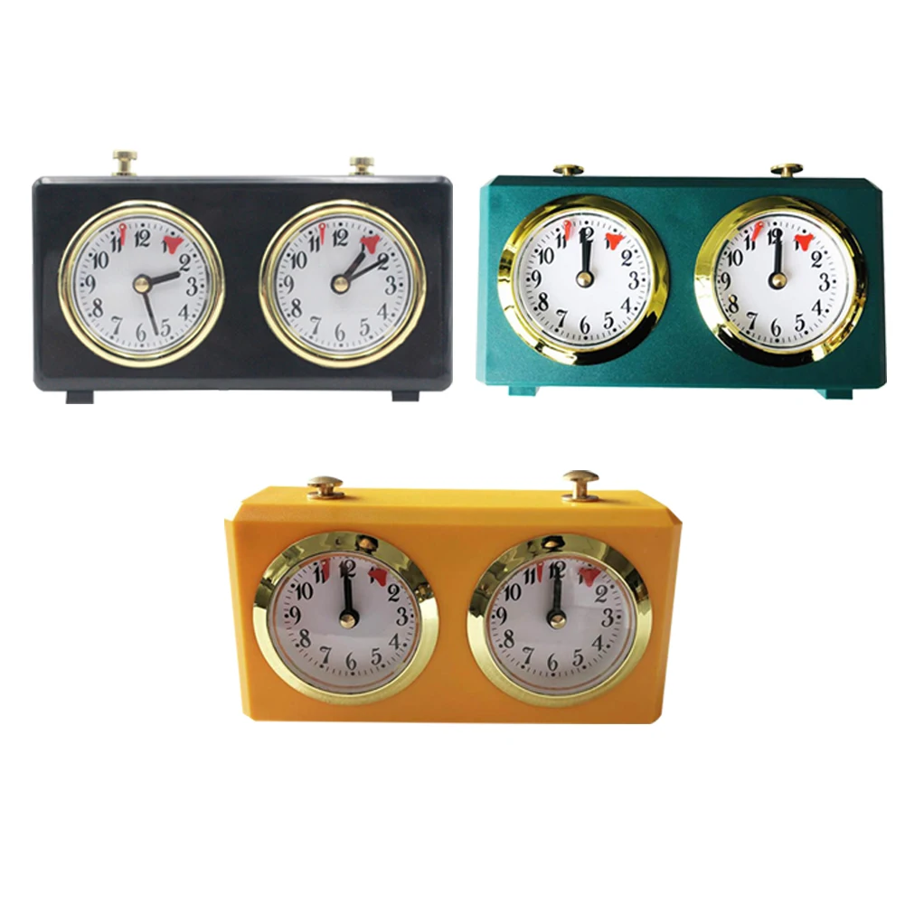 

Professional Mechanical Chess Count Clock Retro Chess Competition Timer Clocks Retro Vintage Chess Competition Board Game Clocks