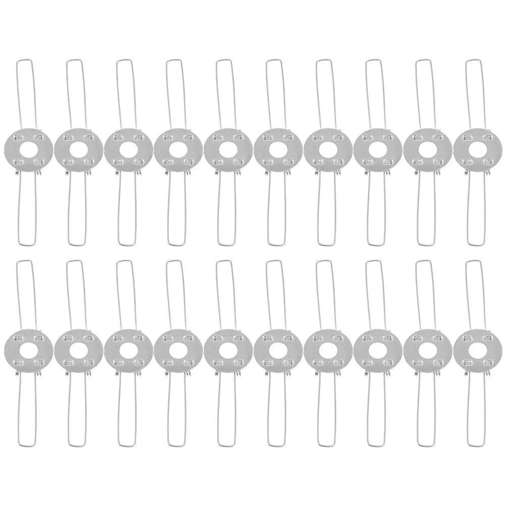 

30pcs Lampshade Spring Clips Pendant Light Shade Spring Clamps Lamp Shape Installation Buckles for Office Home