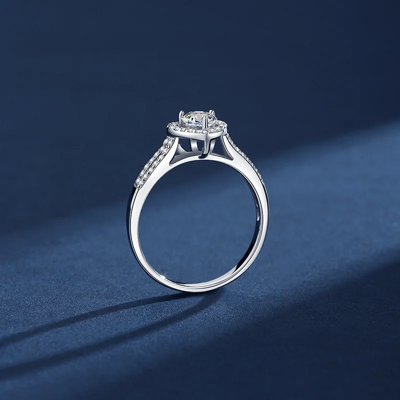 FDJZ-028 Lefei модные роскошные классические белые муассанитовые дизайнерские кольца