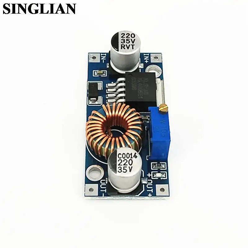 5A DC-DC Регулируемый понижающий модуль питания высокой мощности XL4005