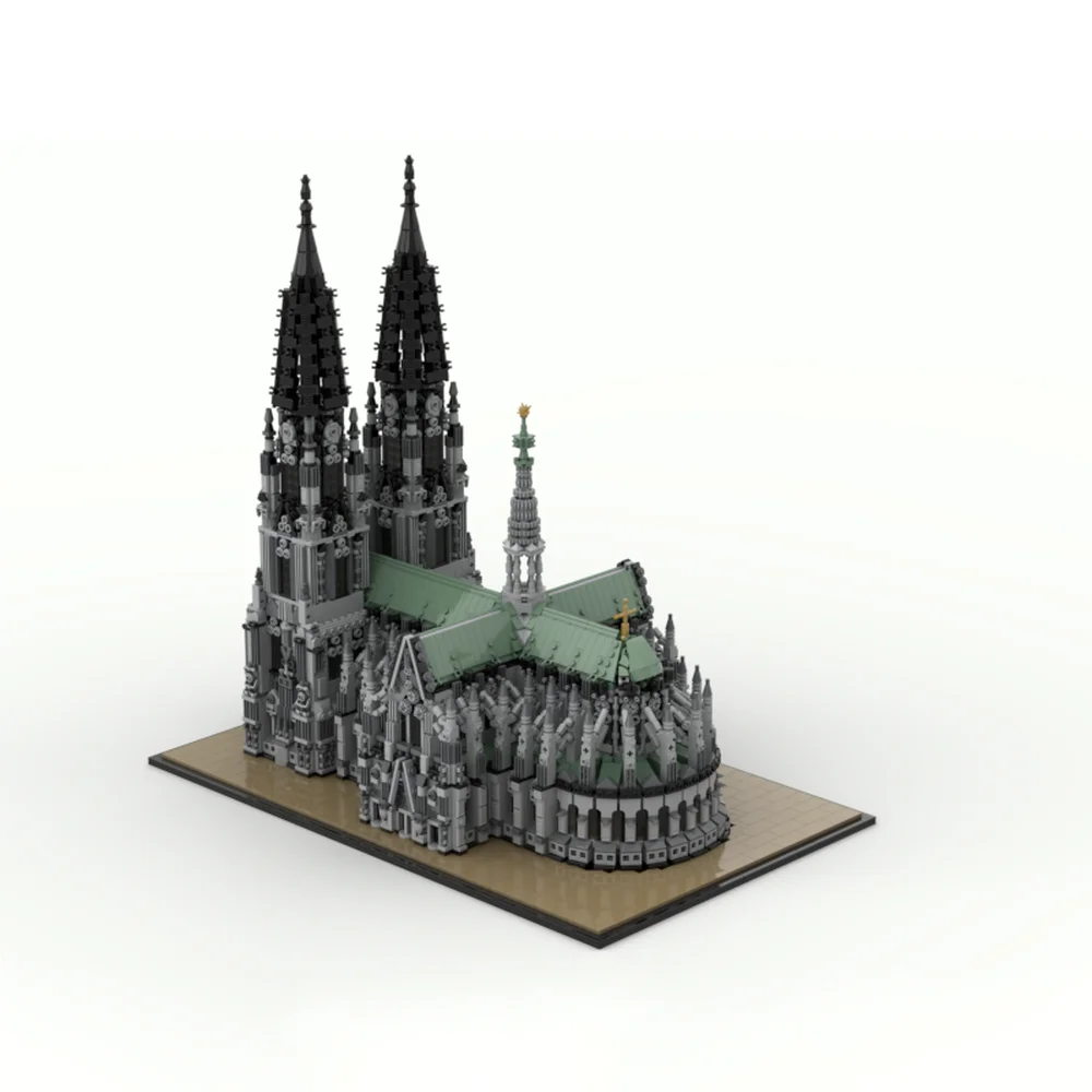 8348 шт. одеколон модульный собор MOC Creativestreet смотровая модель строительные блоки